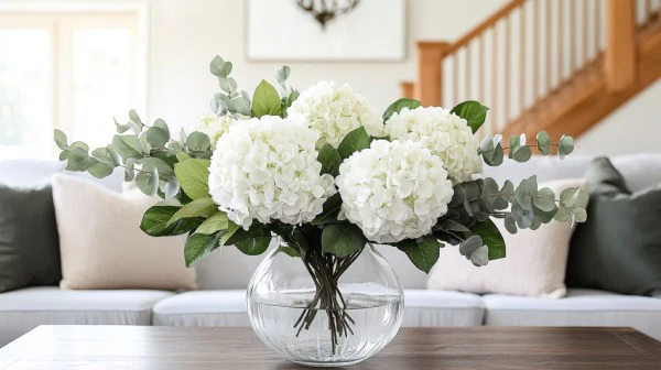 Faux Hydrangeas for Living Rooms, Dining Rooms, and Entryways