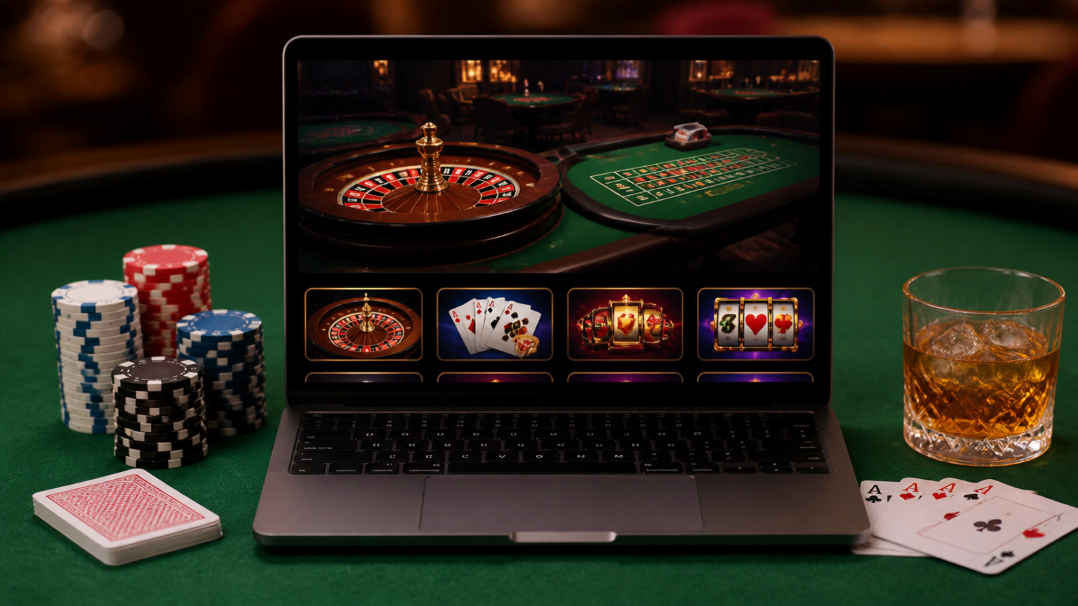 How to Evaluate Betting Sites for a Better User Experience Casino-related betting sites shown on a laptop with cards and chips
